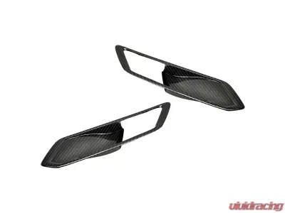 Auto Tecknic Dry Carbon Interior Door Handle Trim Set BMW G80 M3 - ATK-BM-0357-G80