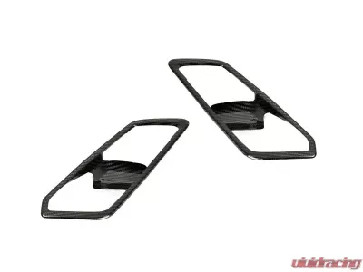 Auto Tecknic Dry Carbon Interior Door Handle Trim Set BMW G80 M3 - ATK-BM-0357-G80