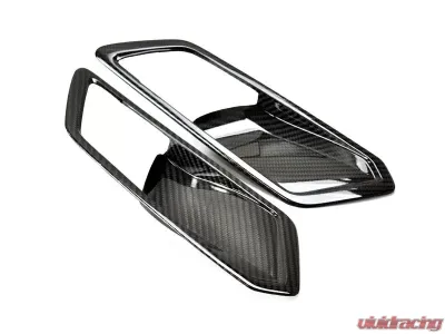 Auto Tecknic Dry Carbon Interior Door Handle Trim Set BMW G80 M3 - ATK-BM-0357-G80