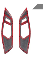 AutoTecknic Dry Carbon Interior Door Handle Trim Set BMW G82 | G83 M4 2021-2023                                     - ATK-BM-0421 - Image 6