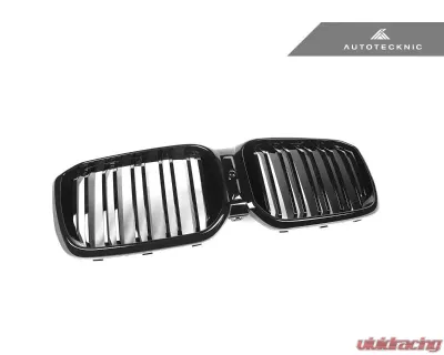 AutoTecknic Painted Dual-Slat Glazing Black Front Grille BMW G01 X3 | G02 X4 LCI 2018-2023 - ATK-BM-0621-DS-GB