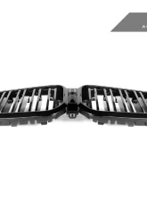 AutoTecknic Painted Dual-Slat Glazing Black Front Grille BMW G01 X3 | G02 X4 LCI 2018-2023                                     - ATK-BM-0621-DS-GB - Image 5