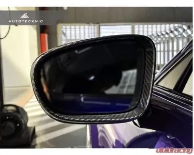 AutoTecknic Replacement Dry Carbon Mirror Covers Porsche 992 Carrera 2020+ - ATK-PR-0022
