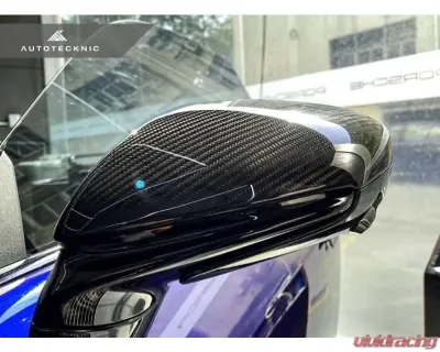 AutoTecknic Replacement Dry Carbon Mirror Covers Porsche 992 Carrera 2020+ - ATK-PR-0022