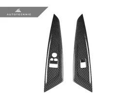 Auto Tecknic Gloss Finish Dry Carbon Window Switch Panel Trim Set BMW M4 G82 | G83 2021-2023