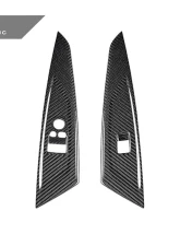 Auto Tecknic Gloss Finish Dry Carbon Window Switch Panel Trim Set BMW M4 G82 | G83 2021-2023                                     - ATK-BM-0422 - Image 8