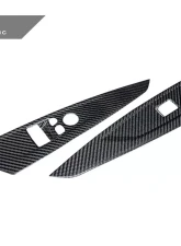 Auto Tecknic Gloss Finish Dry Carbon Window Switch Panel Trim Set BMW M4 G82 | G83 2021-2023                                     - ATK-BM-0422 - Image 3