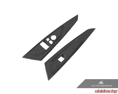Auto Tecknic Gloss Finish Dry Carbon Window Switch Panel Trim Set BMW M4 G82 | G83 2021-2023 - ATK-BM-0422