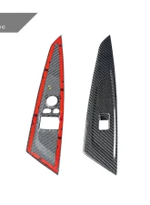Auto Tecknic Gloss Finish Dry Carbon Window Switch Panel Trim Set BMW M4 G82 | G83 2021-2023                                     - ATK-BM-0422 - Image 6