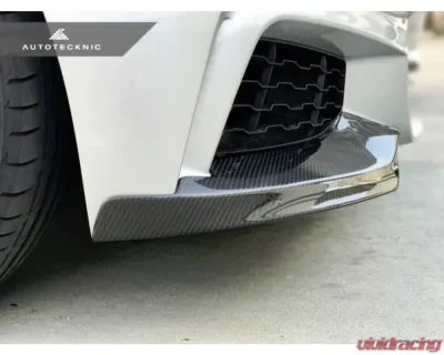 AutoTecknic Vacuumed Carbon Fiber Aero Splitters BMW F32 | F33 | F36 4-Series M-Sport - BM-0016