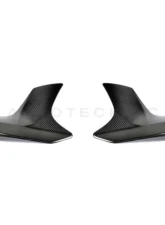 AutoTecknic Dry Carbon Performance Aero Splitters BMW F90 M5                                     - BM-0019 - Image 8