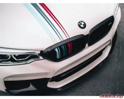 AutoTecknic Dry Carbon Fiber Center Front Lip BMW F90 M5 Competition PRE-LCI - BM-0020