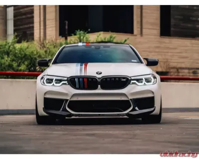 AutoTecknic Dry Carbon Fiber Center Front Lip BMW F90 M5 Competition PRE-LCI - BM-0020