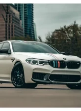 AutoTecknic Dry Carbon Fiber Center Front Lip BMW F90 M5 Competition PRE-LCI                                     - BM-0020 - Image 13