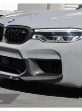 AutoTecknic Dry Carbon Fiber Center Front Lip BMW F90 M5 Competition PRE-LCI                                     - BM-0020 - Image 3