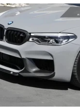 AutoTecknic Dry Carbon Fiber Center Front Lip BMW F90 M5 Competition PRE-LCI                                     - BM-0020 - Image 4