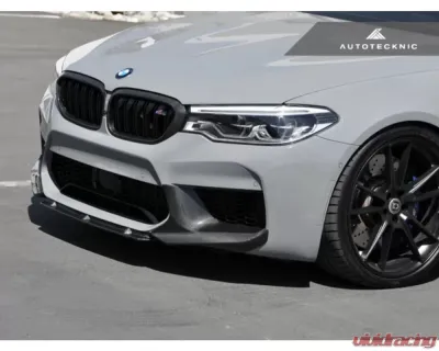 AutoTecknic Dry Carbon Fiber Center Front Lip BMW F90 M5 Competition PRE-LCI - BM-0020