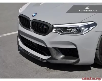 AutoTecknic Dry Carbon Fiber Center Front Lip BMW F90 M5 Competition PRE-LCI - BM-0020