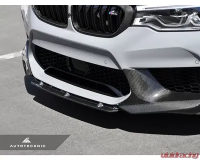 AutoTecknic Dry Carbon Fiber Center Front Lip BMW F90 M5 Competition PRE-LCI - BM-0020