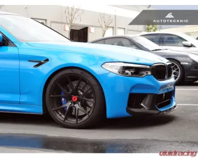 AutoTecknic Dry Carbon Fiber Center Front Lip BMW F90 M5 Competition PRE-LCI - BM-0020