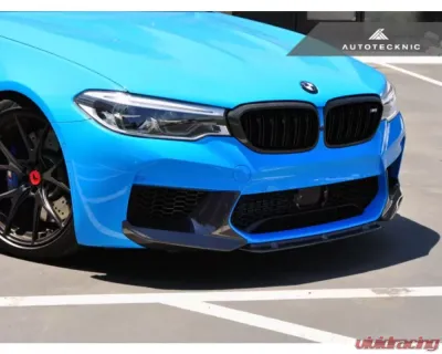 AutoTecknic Dry Carbon Fiber Center Front Lip BMW F90 M5 Competition PRE-LCI - BM-0020
