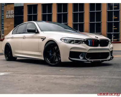 AutoTecknic Dry Carbon Fiber Center Front Lip BMW F90 M5 Competition PRE-LCI - BM-0020