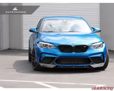 AutoTecknic Dry Carbon Fiber Center Front Lip BMW F87 M2 Competition - BM-0023