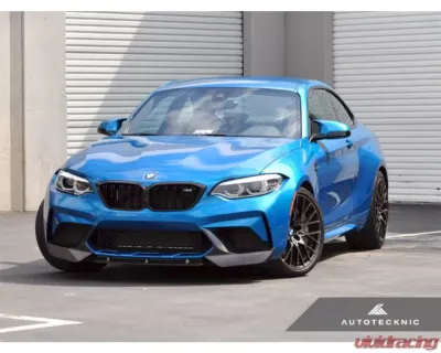 AutoTecknic Dry Carbon Fiber Center Front Lip BMW F87 M2 Competition - BM-0023