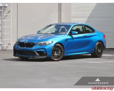 AutoTecknic Dry Carbon Fiber Center Front Lip BMW F87 M2 Competition - BM-0023