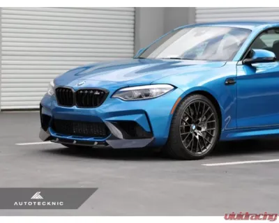 AutoTecknic Dry Carbon Fiber Center Front Lip BMW F87 M2 Competition - BM-0023