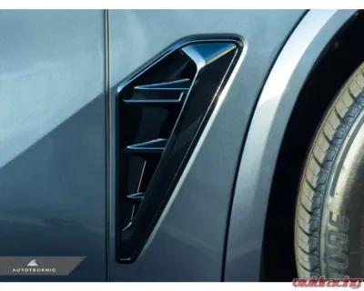 AutoTecknic Glazing Black Fender Trim Set BMW F95 X5M | G05 X5 - BM-0024