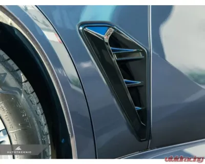AutoTecknic Glazing Black Fender Trim Set BMW F95 X5M | G05 X5 - BM-0024