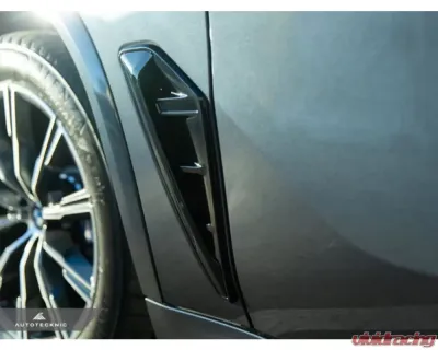 AutoTecknic Glazing Black Fender Trim Set BMW F95 X5M | G05 X5 - BM-0024