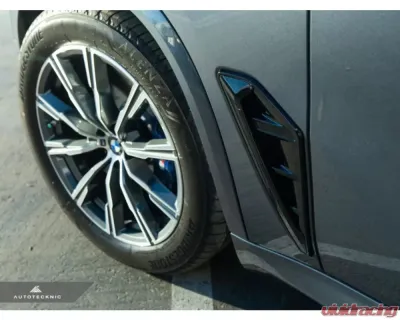 AutoTecknic Glazing Black Fender Trim Set BMW F95 X5M | G05 X5 - BM-0024