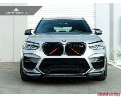 AutoTecknic Dry Carbon Performante Aero Splitter | Center Lip Set BMW F97 X3M | F98 X4M - BM-0025