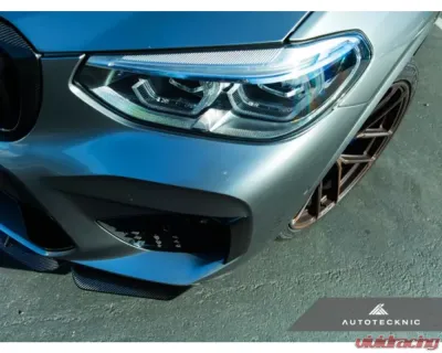 AutoTecknic Dry Carbon Performante Aero Splitter | Center Lip Set BMW F97 X3M | F98 X4M - BM-0025
