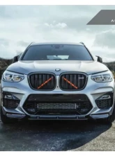 AutoTecknic Dry Carbon Performante Aero Splitter | Center Lip Set BMW F97 X3M | F98 X4M                                     - BM-0025 - Image 19