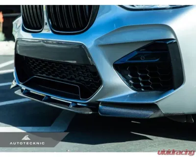 AutoTecknic Dry Carbon Performante Aero Splitter | Center Lip Set BMW F97 X3M | F98 X4M - BM-0025