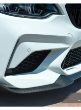 AutoTecknic Dry Carbon Competition Front Aero Lip BMW F87 M2 Competition                                     - BM-0026 - Image 2