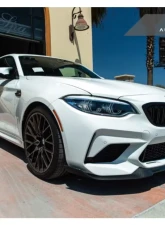AutoTecknic Dry Carbon Competition Front Aero Lip BMW F87 M2 Competition                                     - BM-0026 - Image 15