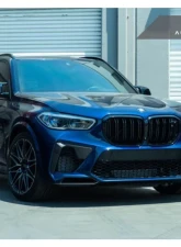 AutoTecknic Performance Dry Carbon Splitter Set BMW F95 X5M                                     - BM-0027 - Image 11