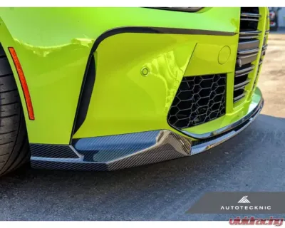 AutoTecknic Dry Carbon Fiber Performante Front Aero Lip BMW G80 M3 | G82 | G83 M4 - BM-0028