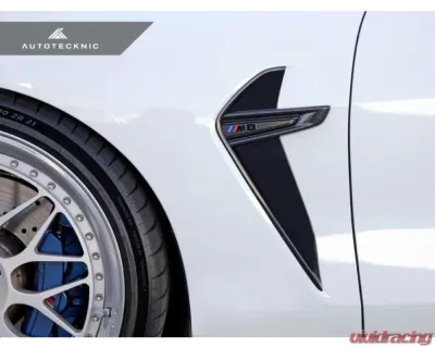 AutoTecknic Dry Carbon Fiber Fender Trim BMW F9X M8 - BM-0029-DCG