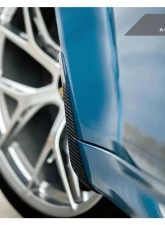 AutoTecknic Carbon Fiber Front Splash Guards BMW F87 M2 Competition                                     - BM-0092 - Image 4