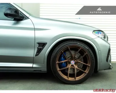 AutoTecknic Replacement Dry Carbon Fiber Fender Trims BMW F97 X3M | F98 X4M | G01 X3 | G02 X4 - BM-0093-CF