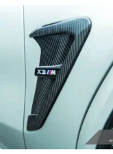 AutoTecknic Replacement Dry Carbon Fiber Fender Trims BMW F97 X3M | F98 X4M | G01 X3 | G02 X4                                     - BM-0093-CF - Image 7