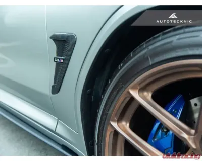 AutoTecknic Replacement Dry Carbon Fiber Fender Trims BMW F97 X3M | F98 X4M | G01 X3 | G02 X4 - BM-0093-CF