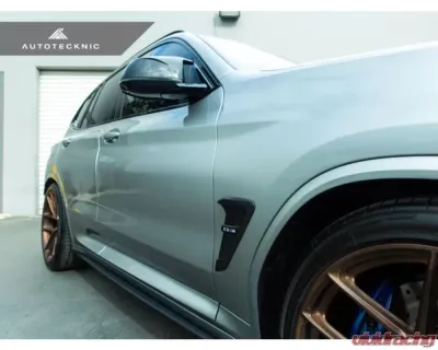 AutoTecknic Replacement Dry Carbon Fiber Fender Trims BMW F97 X3M | F98 X4M | G01 X3 | G02 X4 - BM-0093-CF