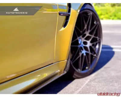 AutoTecknic Carbon Fiber Front Splash Guards BMW F80 M3 | F82 | F83 M4 - BM-0099