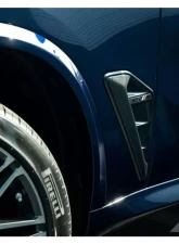 AutoTecknic Dry Carbon Fiber Side Vent Set BMW F95 X5M                                     - BM-0108-CF - Image 3